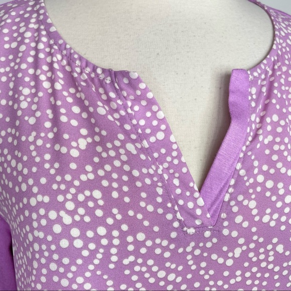 Stitch Fix l Papermoon Reece Three Quarter Sleeve Mixed Material Top, Medium - Picture 7 of 9